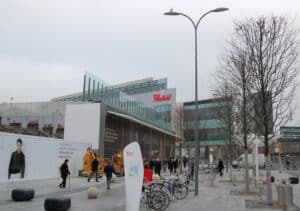 Exterior view of Westfield London shopping centre near Shepherd's Bush