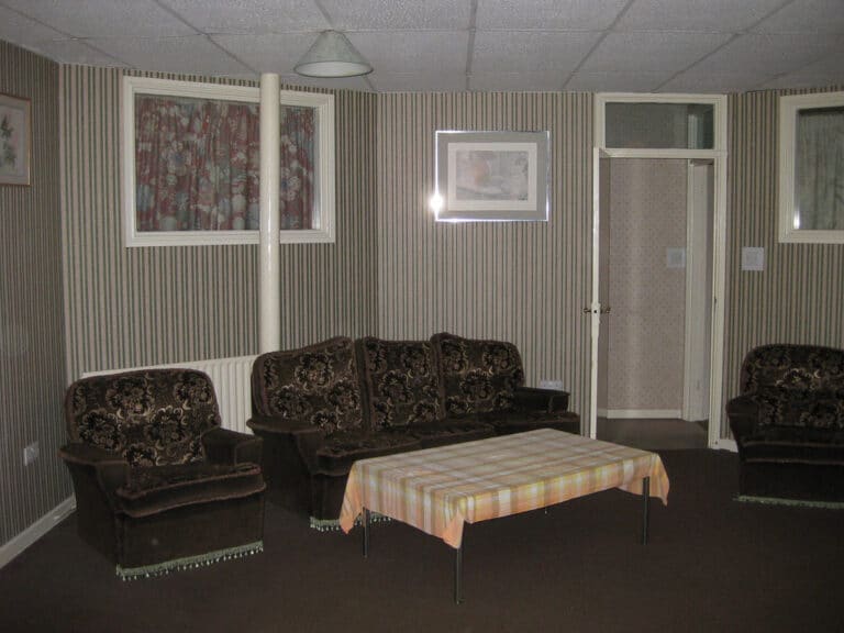 Cosy, comfortable living room interior with soft seating