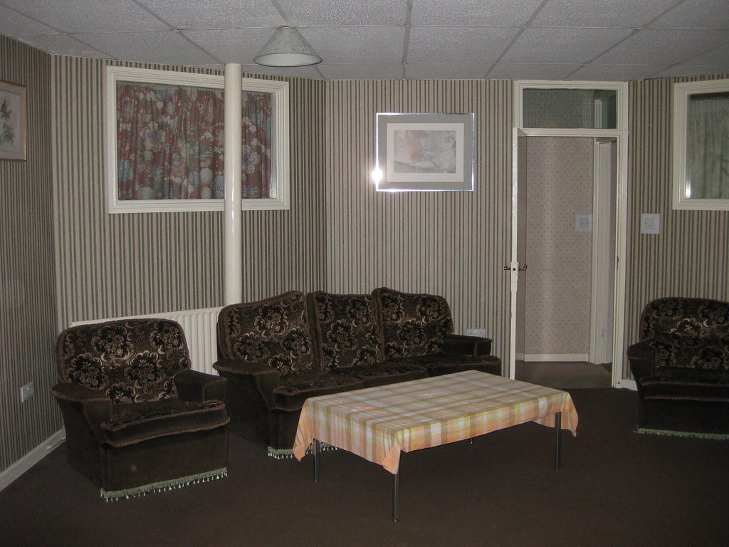 Cosy, comfortable living room interior with soft seating
